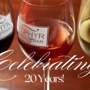 Zephyr Livermore 20 Year Winemaker’s Dinner
