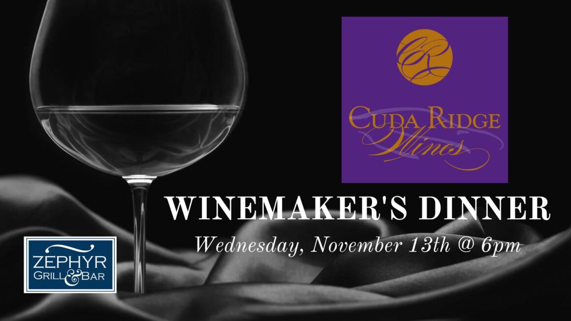 Cuda Ridge Winemaker’s Dinner